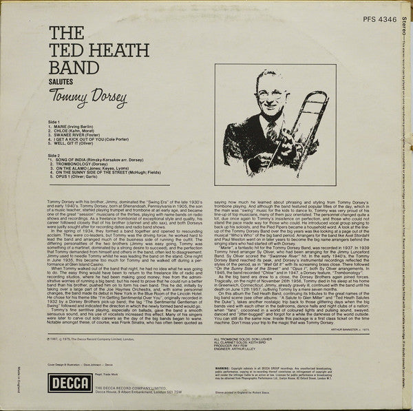 The Ted Heath Band : Salutes Tommy Dorsey (LP)