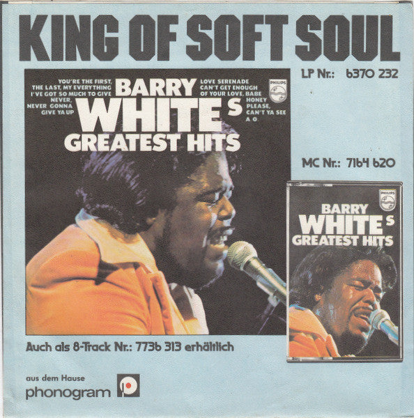 Barry White : You See The Trouble With Me (7", Single)