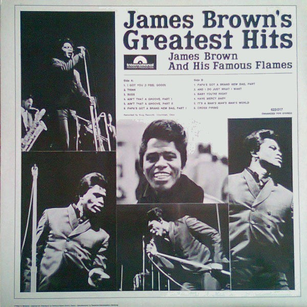 James Brown & The Famous Flames : James Brown's Greatest Hits (LP, Comp)