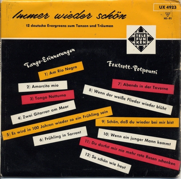 Various : Immer Wieder Schön (7", Comp)