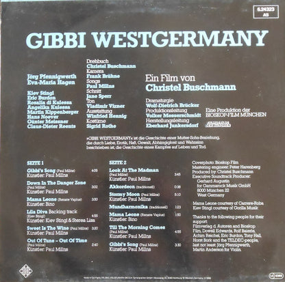 Various , Featuring The Music Of Paul Millns : Gibbi Westgermany (Original Film-Soundtrack) (LP, Album)