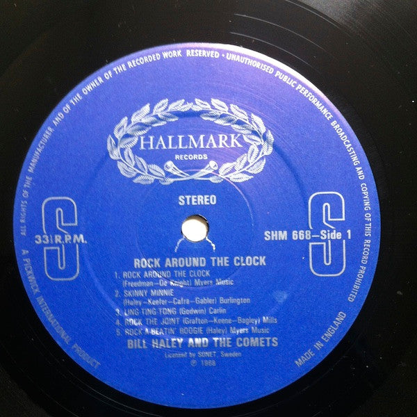 Bill Haley And His Comets : Rock Around The Clock (LP, Comp, RE)