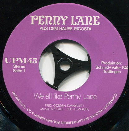 Fred Gorden Swingtett : We All Like Penny Lane (7", Single)