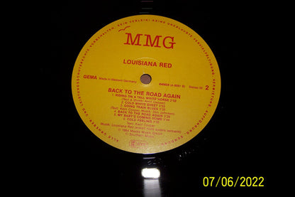 Louisiana Red : Back To The Road Again (LP, Album, RE)