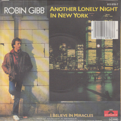 Robin Gibb : Another Lonely Night In New York (7", Single)