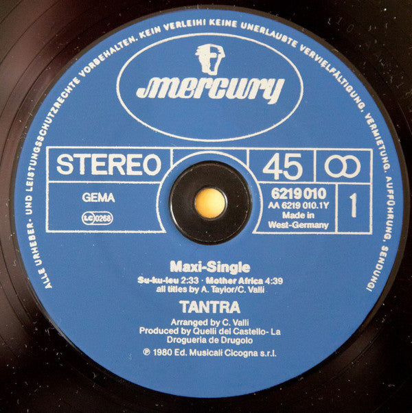 Tantra (2) : Su-Ku-Leu / Mother Africa (12")