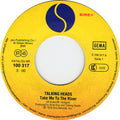 Talking Heads : Take Me To The River / Thank You For Sending Me An Angel (7