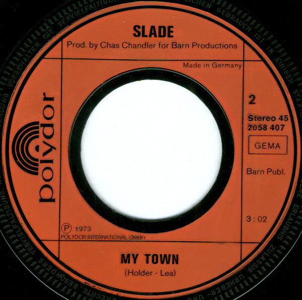 Slade : My Friend Stan (7", Single)