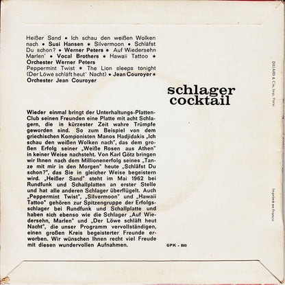 Various : Schlager Cocktail (7")