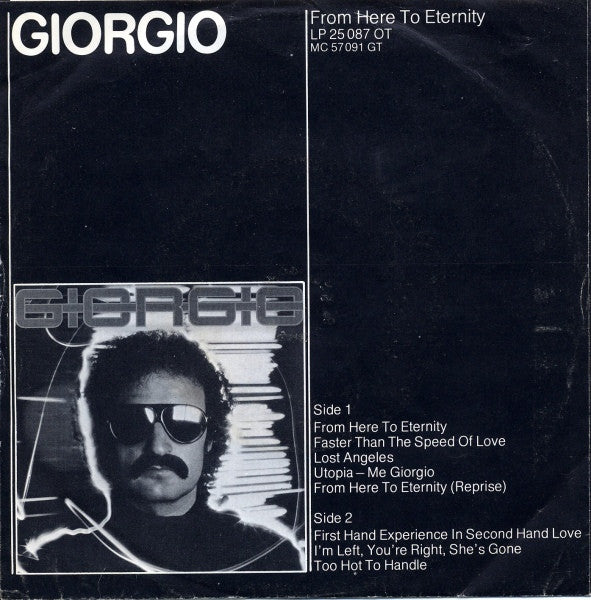 Giorgio Moroder : From Here To Eternity / Utopia (7", Single)