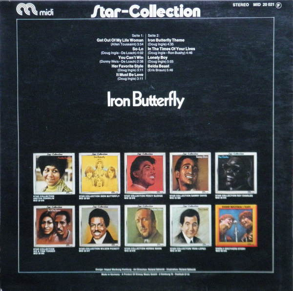 Iron Butterfly : Star-Collection (LP, Comp)