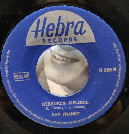 Ray Franky : 'T Was Maar Een Droom (7", Single)