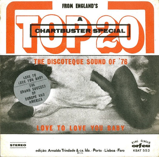 The Chartbusters : Eurovision 1976 'Save Your Kisses For Me' (7", Single)