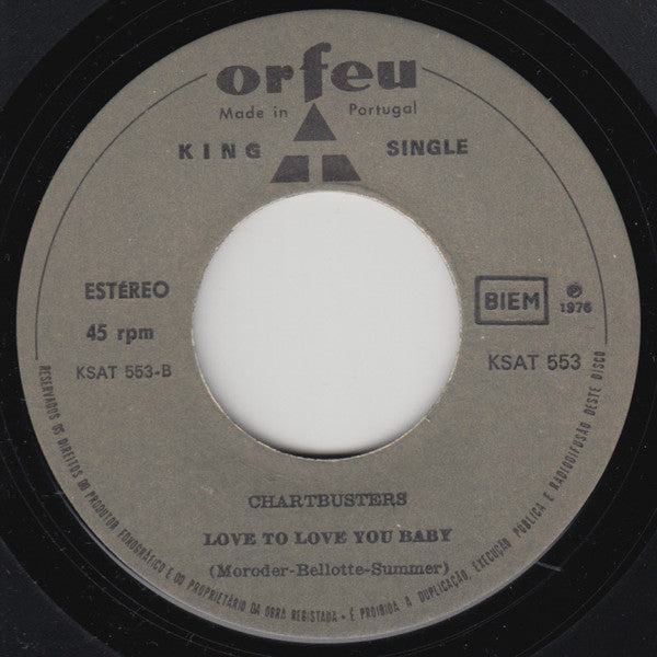 The Chartbusters : Eurovision 1976 'Save Your Kisses For Me' (7", Single)