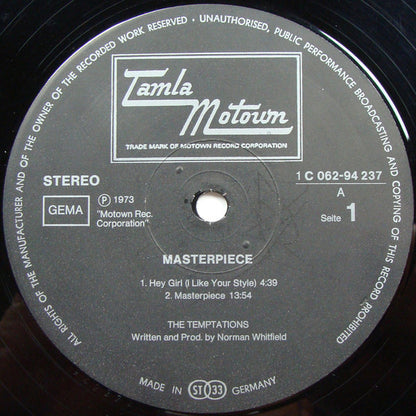 The Temptations : Masterpiece (LP, Album)