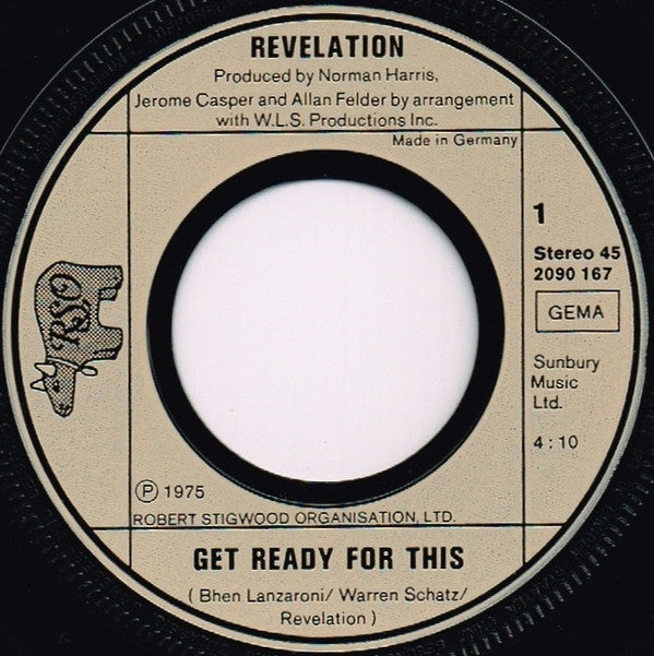 Revelation (2) : Get Ready For This (7", Single)