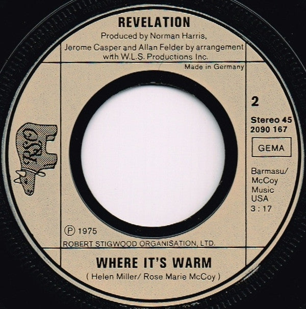 Revelation (2) : Get Ready For This (7", Single)