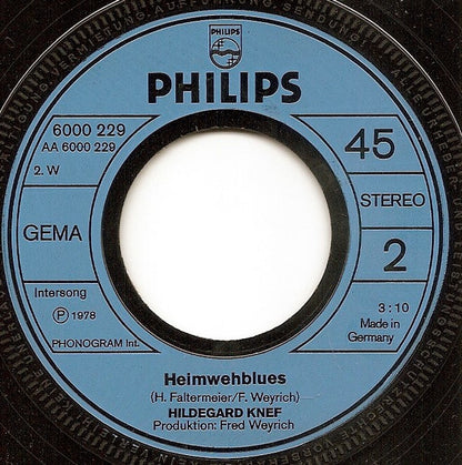 Hildegard Knef : Guten Morgen, Paul (7", Single)