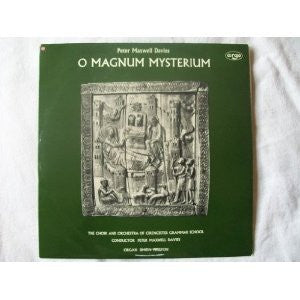 Peter Maxwell Davies : O Magnum Mysterium (LP, Mono)