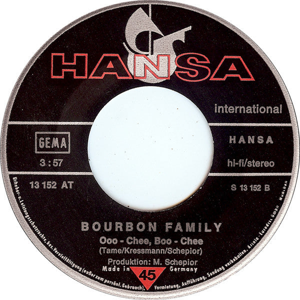 Bourbon Family : Alright-Okay / Ooo-Chee, Boo-Chee (7", Single)