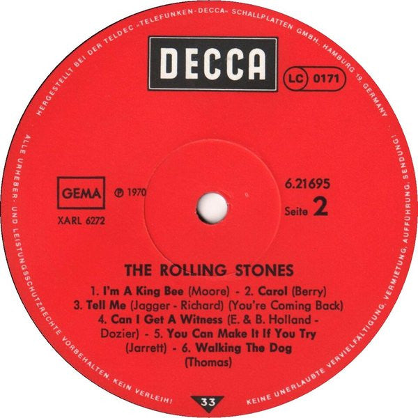 The Rolling Stones : The Rolling Stones (LP, Album, RE, Pos)