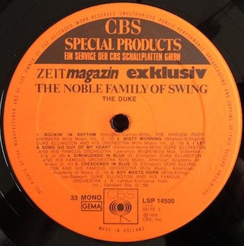 Various : The Noble Family Of Swing (5xLP, Comp, Mono + Box)