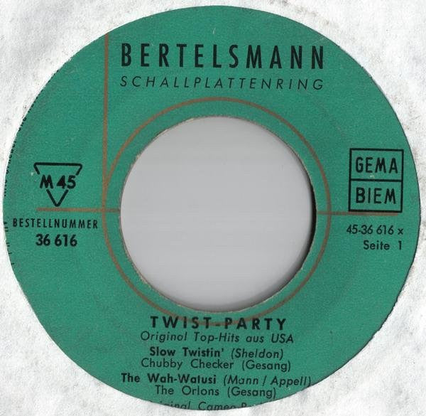 Various : Twist-Party (Original Top-Hits Aus USA) (7", EP, Comp)