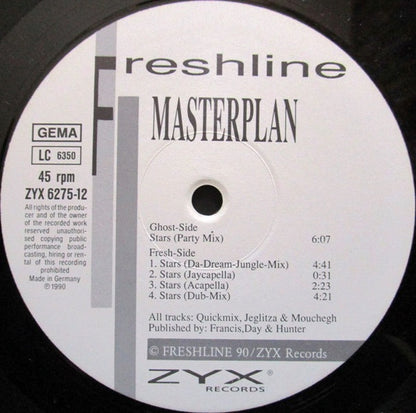 Masterplan : Stars (12", Maxi)