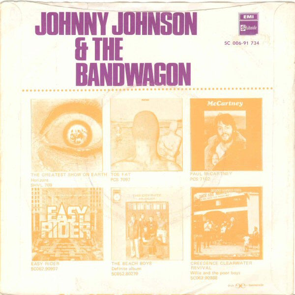 Johnny Johnson And The Bandwagon : Sweet Inspiration (7", Single)