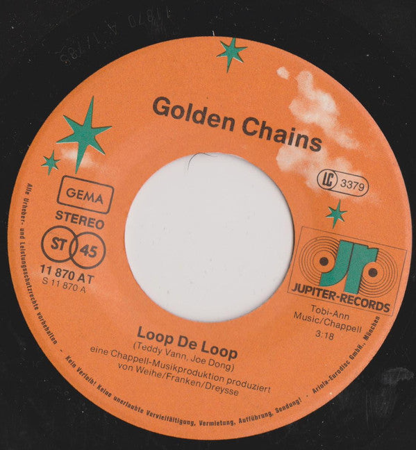 Golden Chains : Loop De Loop / Sky-High Flight (7", Single)