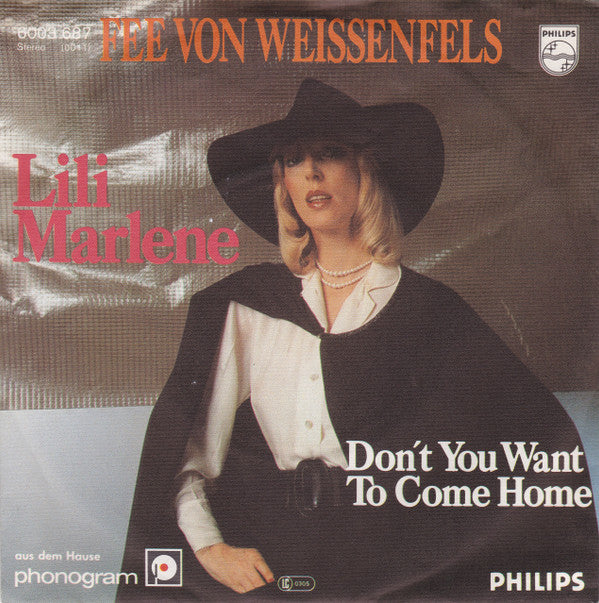 Fee Von Weissenfels : Lili Marlene (7", Single)