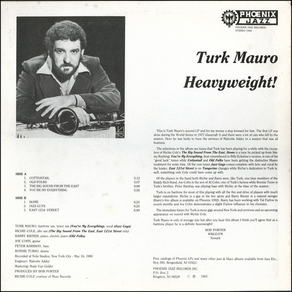 Turk Mauro : Heavyweight! (LP, Album)