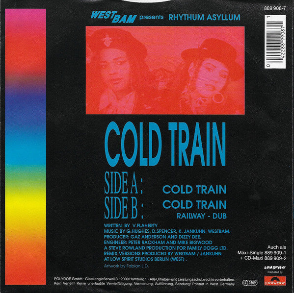 WestBam Presents Rhythum Asyllum : Cold Train (7")