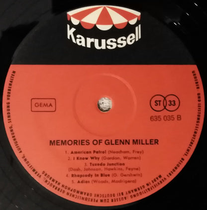 The Bay Big Band : Memories Of Glenn Miller (LP, Album)