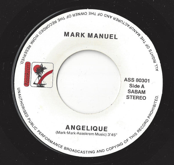 Mark Manuel : Angelique (7", Single)