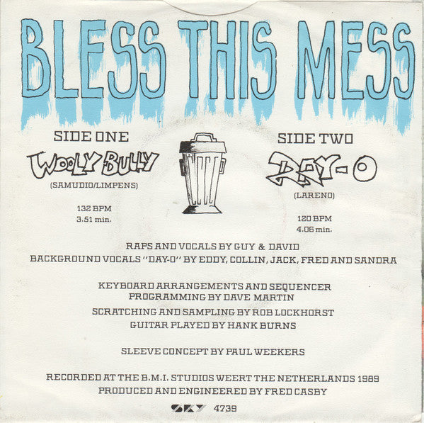 Bless This Mess (2) : Wooly Bully / Day-O (7", Single)