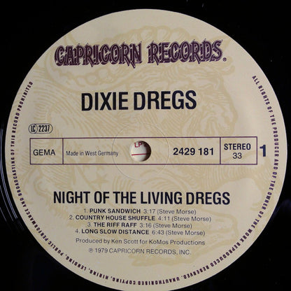 Dixie Dregs : Night Of The Living Dregs (LP, Album)