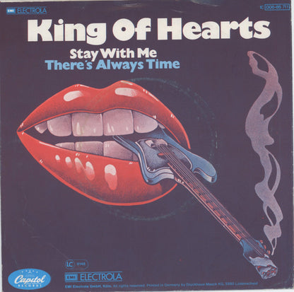 King Of Hearts : Stay With Me / There's Always Time  (7", Single)