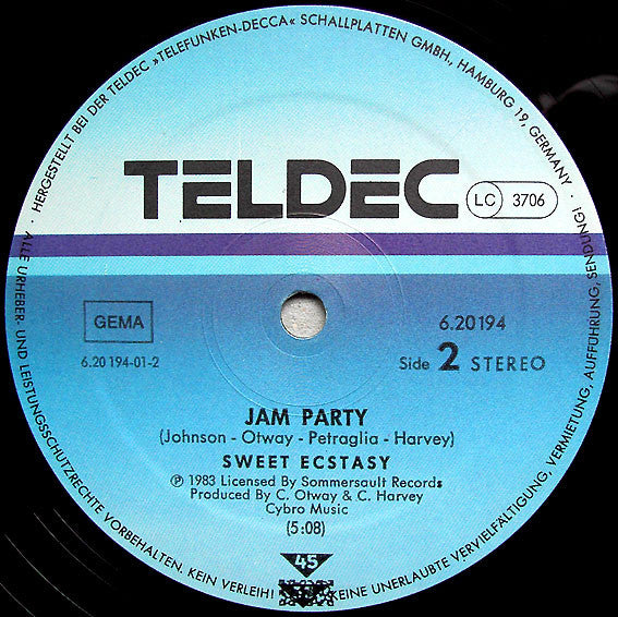 Sweet Ecstasy : Pull Our Love Together (12")