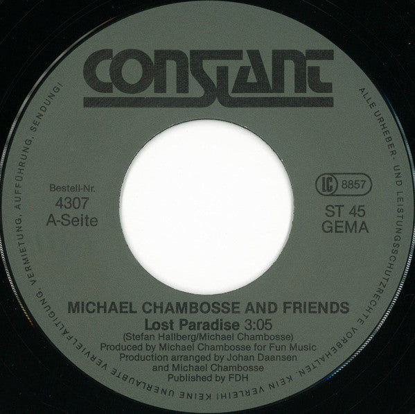 Michael Chambosse And Friends : Lost Paradise / 4th Dimension (7", Single)