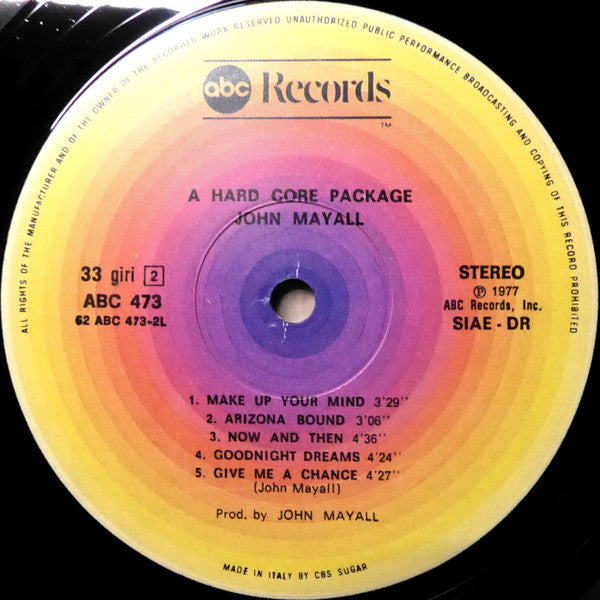 John Mayall : A Hard Core Package (LP, Album)