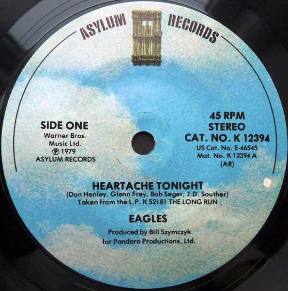 Eagles : Heartache Tonight (7", Single)