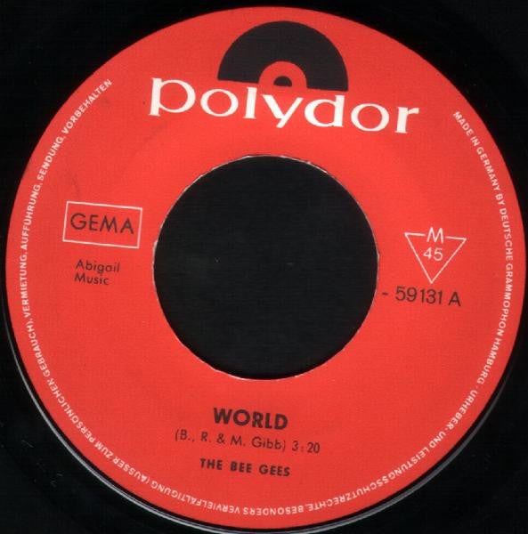 Bee Gees : World (7", Single, Mono)