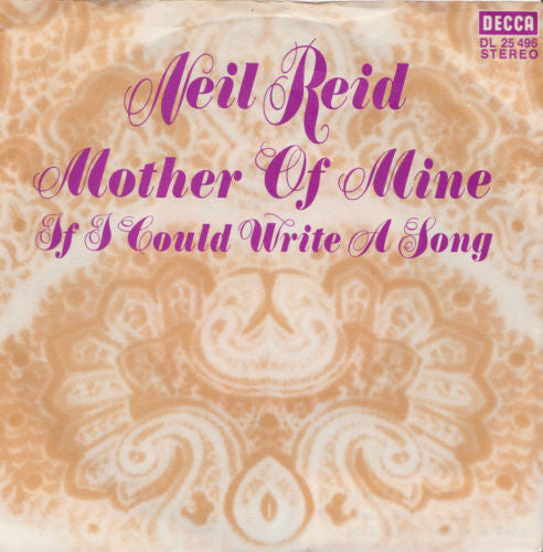 Neil Reid (3) : Mother Of Mine (7", Single)