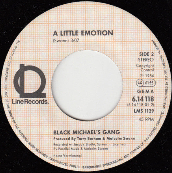 Black Michael's Gang : Hold Me (7", Single)