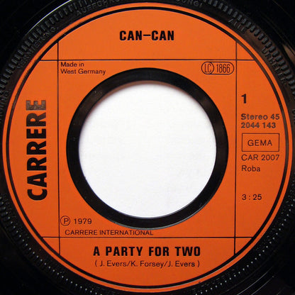 Can-Can : A Party For Two (7", Single)