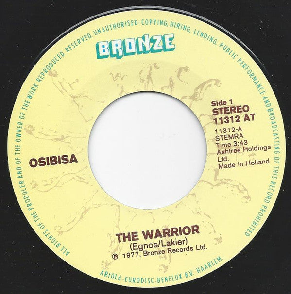 Osibisa : The Warrior / Sakabo (7")