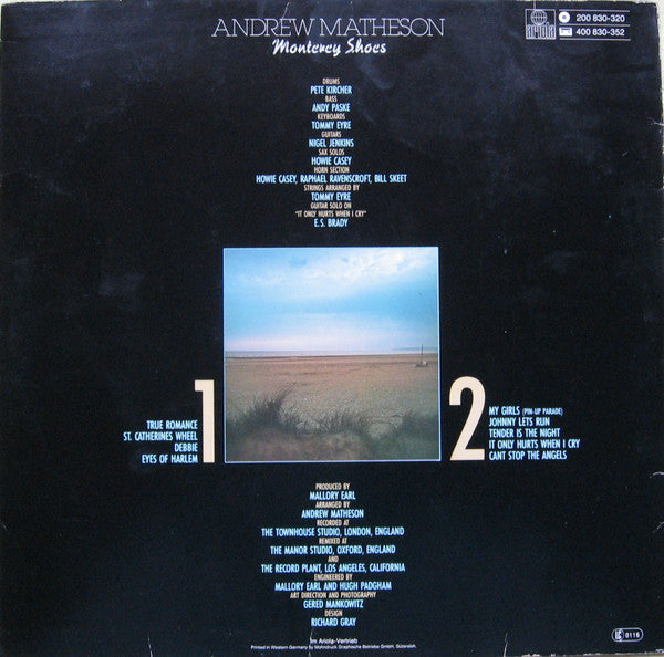 Andrew Matheson : Monterey Shoes (LP, Album)