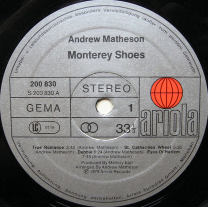 Andrew Matheson : Monterey Shoes (LP, Album)