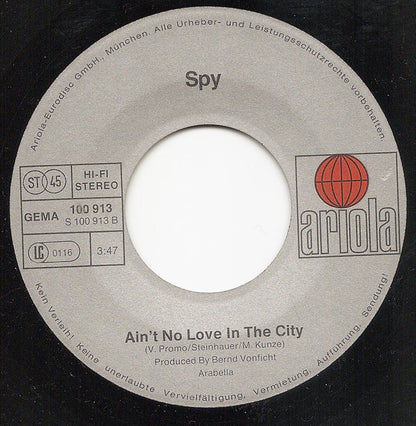 Spy (37) : Why, Kiss Me Goodbye (7", Single)